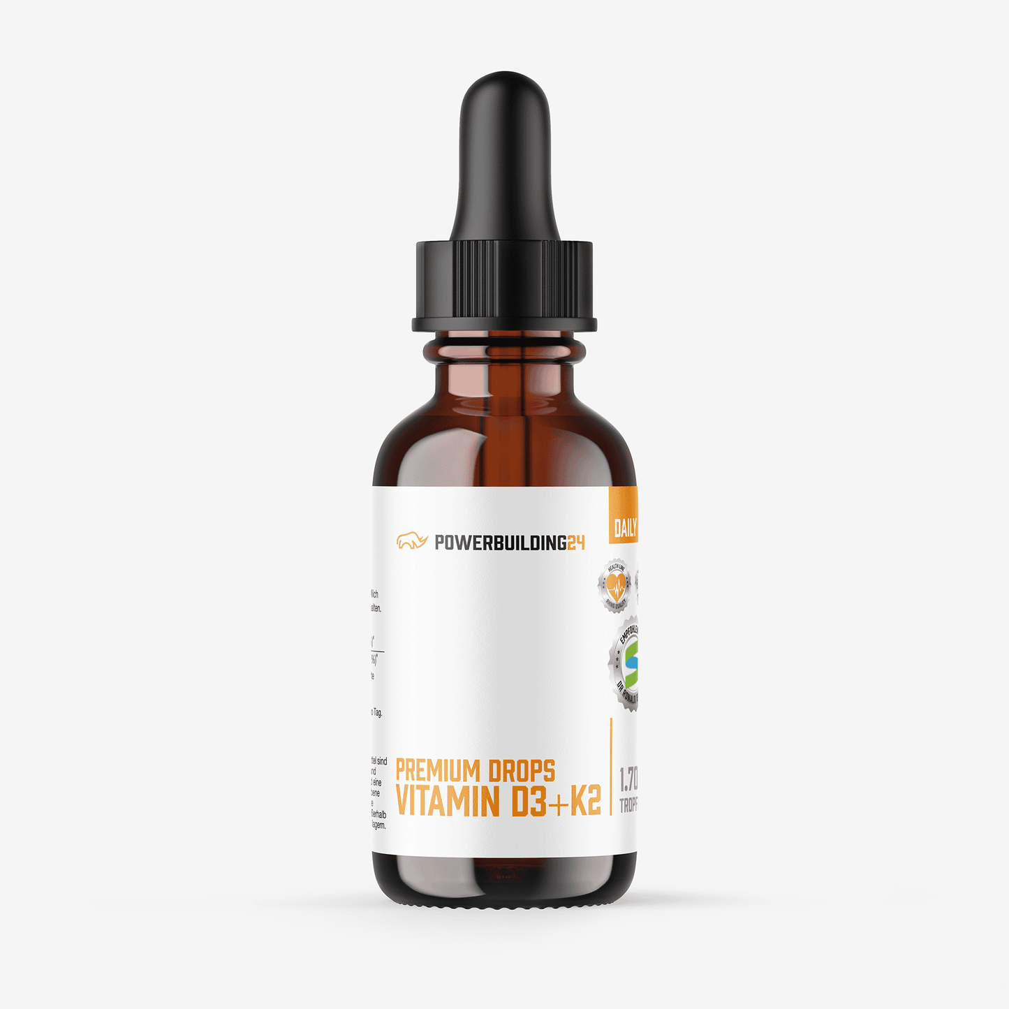 Premium Vitamin D3 + K2 Drops